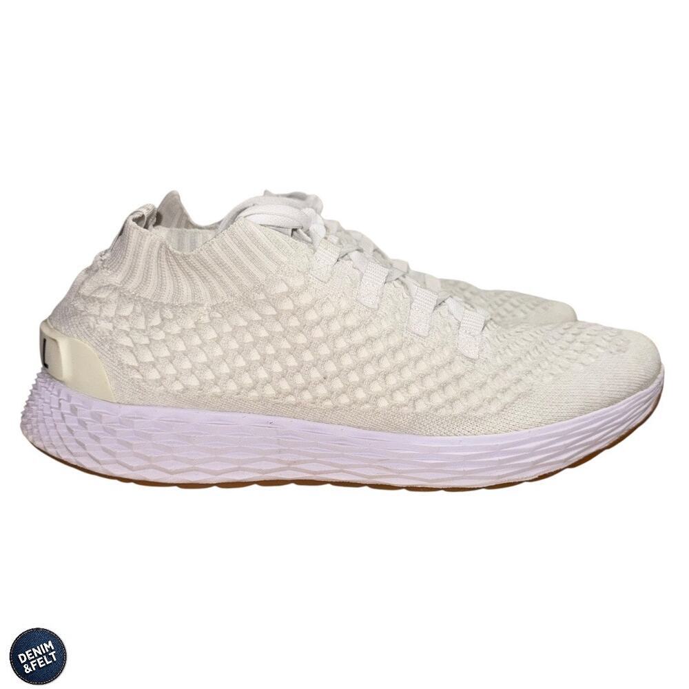 NOBULL Allday Knit Sneakers White Men’s Size 10.5 Training Gym Viral Shoes - Picture 10 of 16